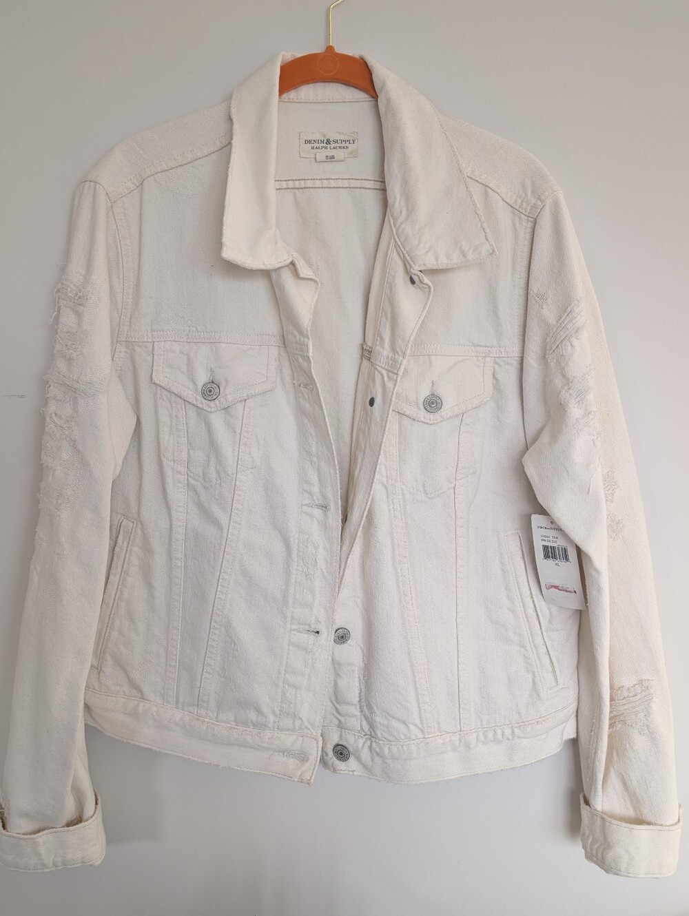 Denim & Supply Ralph Lauren jean jacket distressed